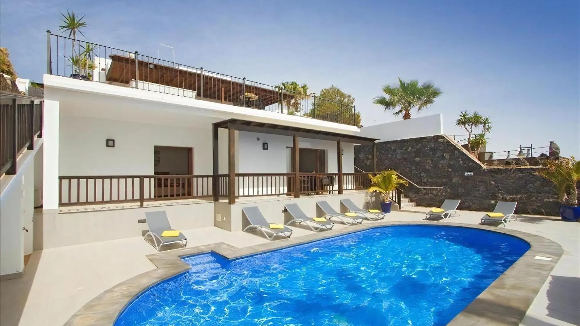 Stunning Seaview Villa Casa Tosco 5 Bedroom Villa Pool Table Overlooking Old Town Puerto Del Carmen